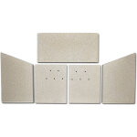 Habillage de foyer a pour po�les � chemin�e reno de justus - vermiculite - 5 pi�ces