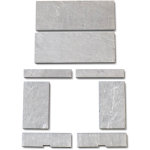 Kaminxpert - habillage de foyer pour po�les � chemin�e vivaldi de contura - pierre � savon - 8 pi�ces ...