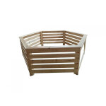 Habrita foresta - habillage hab 2620 bn bois hexagonal pour spas et piscines gonflables 2, 63x2, 09x0, ...