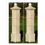 Habitat et jardin - lot de 2 piliers de portail 'proven�al' - 41 x 41 x 228 cm