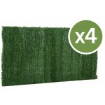 Lot de 4 haies artificielles - 150 x 300 cm