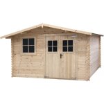 Habitat et jardin - abri de jardin en bois 14m� 'oz' - 388 x 298 x 225 cm - 28 mm
