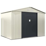 Habitat et jardin - abri de jardin mtal 'nebraska' - 5, 29 m2 (4, 83 m2 au sol) - beige