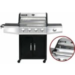 Habitat et jardin - barbecue gaz avec couvercle en verre 'bingo 5' - 4 brleurs + 1 latral + housse ...