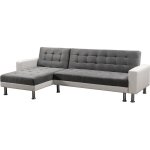 Habitat et jardin - canap d'angle convertible et rversible 'theo' - 258 x 82 / 147 x 82 cm - 4 places ...