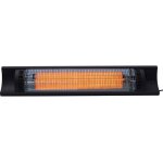 Habitat et jardin - chauffage lectrique radiant en fibre de carbone 'bola' - 2000w - noir