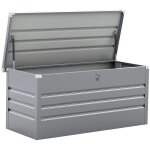 Coffre de jardin m�tal  store  680l - argent