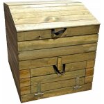 Habitat et jardin - composteur en bois 500l 'douglas' 80 x 80 x 85 cm Habitat et jardin - composteur en bois 500l 'douglas' 80 x 80 x 85 cm