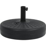 Habitat et jardin - dalle circulaire � lester pour parasol de jardin - noir