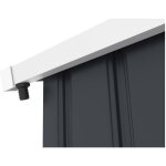 Habitat et jardin - gouttière pour abri de jardin en métal et garage de 13 à 18. 5m2 Habitat et jardin - gouttière pour abri de jardin en métal et garage de 13 à 18. 5m2