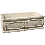 Habitat et jardin - grande jardinire 'verone - en pierre - 50 x 100 x 30 cm