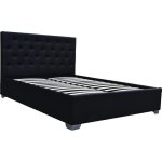 Habitat et jardin - lit double avec coffre 'tino' - 160 � 200 cm - noir