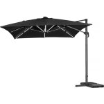 Habitat et jardin - parasol jardin déporté led alu 'sun 3 luxe' 3 x 3 m - noir Habitat et jardin - parasol jardin déporté led alu 'sun 3 luxe' 3 x 3 m - noir