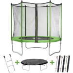 Habitat et jardin - trampoline 'yoopi 2' -  2. 44 m - vert