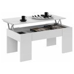 Fanmuebles - habitdesign 001640 a ? table basse relevable, petite table de salle à manger, dimensions ... Fanmuebles - habitdesign 001640 a ? table basse relevable, petite table de salle à manger, dimensions ...