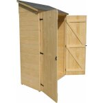 Habrita - abri mural bois multi - usages � 3 �tag�res 16 mm surface 0, 70 m2 - ed1206. 01