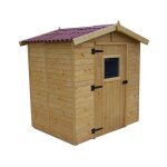 Habrita - abri en panneaux 16 mm avec plancher surface 3, 55 m2 - ed1616. 01