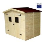 Habrita - abri en panneaux 16 mm avec plancher surface extrieure 5, 04 m2 - ed2416. 01