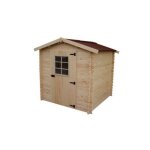 Habrita - abri emboit� 28 mm sans plancher en sapin massif 4, 28m2 - vd2020. 02n