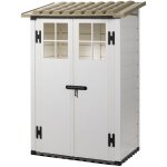 Habrita - foresta - abri de jardin mural beige 1, 01m2 22mm - evo100