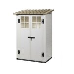 Habrita - foresta - abri de jardin mural beige 1, 01m2 22mm - evo100