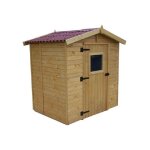 Habrita - foresta - abri de jardin en panneaux 16 mm 2, 46 m2 - ed1612. 01