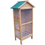 Habrita - foresta - cage � oiseaux standard 0, 42m2 3 - 4 oiseaux toit bitum� - poh775