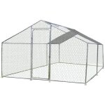 Habrita foresta - enclos parc grillag en acier galvanis 12m2 pour 7  9 poules