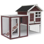 Habrita - poulailler 2 � 3 poules standard bicolore bi - corps - po1206