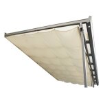 Habrita - rideau d'ombrage tt3030rt cru 8, 69m2 en polyester pour toit terrasse tt3030al