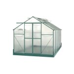 Habrita - serre jardin structure aluminium polycarbonate 6 mm surface 10, 37 m2 - sr4224j