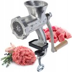 Hachoir  viande en fonte - 6 tailles - machine  viande, manuelle, vintage, avec pince de table - broyeur ...