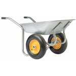 Brouette start twin 90 l galva roue gonflée haemmerlin 324100101 Brouette start twin 90 l galva roue gonflée haemmerlin 324100101