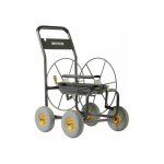 Haemmerlin ? d�vidoir tuyau arrosage 110m ? 4 roues increvables � 260 mm ? p�dale de frein pour pente ...