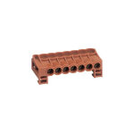 Bornier arrive phase a cage 7x2, 5mm - 16mm hager kn07p