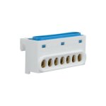 Bornier de neutre 7 raccordements ip2x hager gz07n
