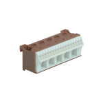 Bornier phase sans vis 17x4mm2 + 5x25mm2 hager kn22p