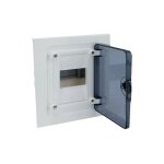 Hager - coffret encastr 4 module avec porte transparente vf104tr