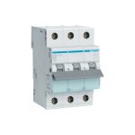 Disjoncteur 3 ples 6ka caractristique b 20a hager mbn320
