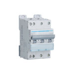 Hager - disjoncteur 3p + n 10ka courbe c 20a 3 modules nft820