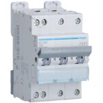 Hager - disjoncteur 3p + n 10ka courbe c 32a 3 modules nft832