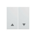 Enjoliveur interrupteur volet roulant hager gallery blanc