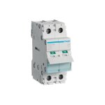 Interrupteur modulaire 2 ples 125a hager sbn299