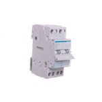 Hager - inverseur modulaire 2 ples 25a. point commun amont. i - 0 - ii sft225