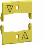 Hager - jeu de 2 cache bornes plombable pour interrupteur diff�rentiel 25 � 63a 2m czn005