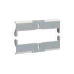 Hager - jeu de 2 cache bornes plombable pour interrupteur diff�rentiel 25 � 63a 4m czn006