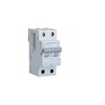 Hager ? disjoncteur bipolaire 40a ? mun240a ? courbe c 6ka ? tension 230 / 400v ac 50 / 60hz ? dimensions ...