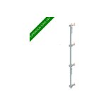 Peigne vertical 4 ranges entraxe 125mm - kcn425 - hager