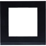 Plaque gallery plastique pour thermostat knx wkt510 et wkt511 gallery noir hager wxp0209