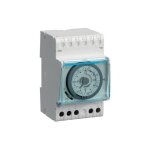 Hager - programmateur interrupteur horaire 1 voie 7 jours + réserve 200h Hager - programmateur interrupteur horaire 1 voie 7 jours + réserve 200h